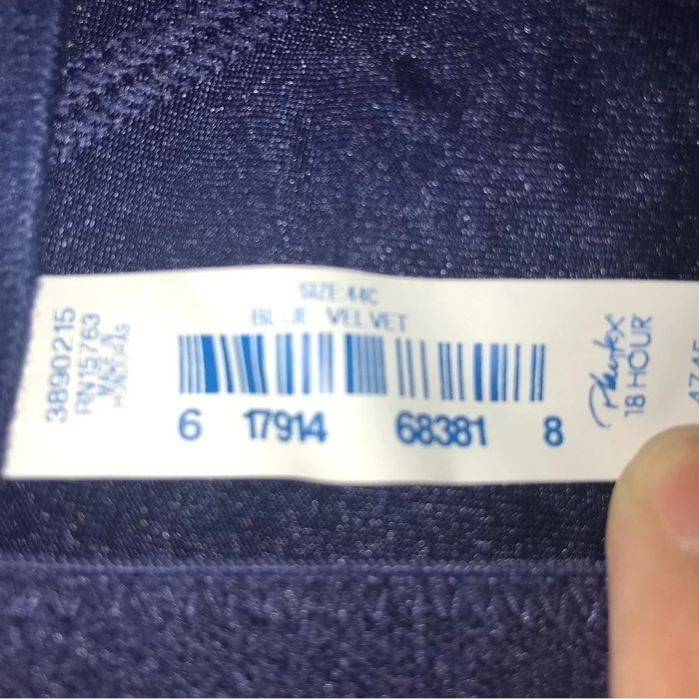 Playtex 18 Hr Ultimate Lift Support Wire Free Bra Blue 44C